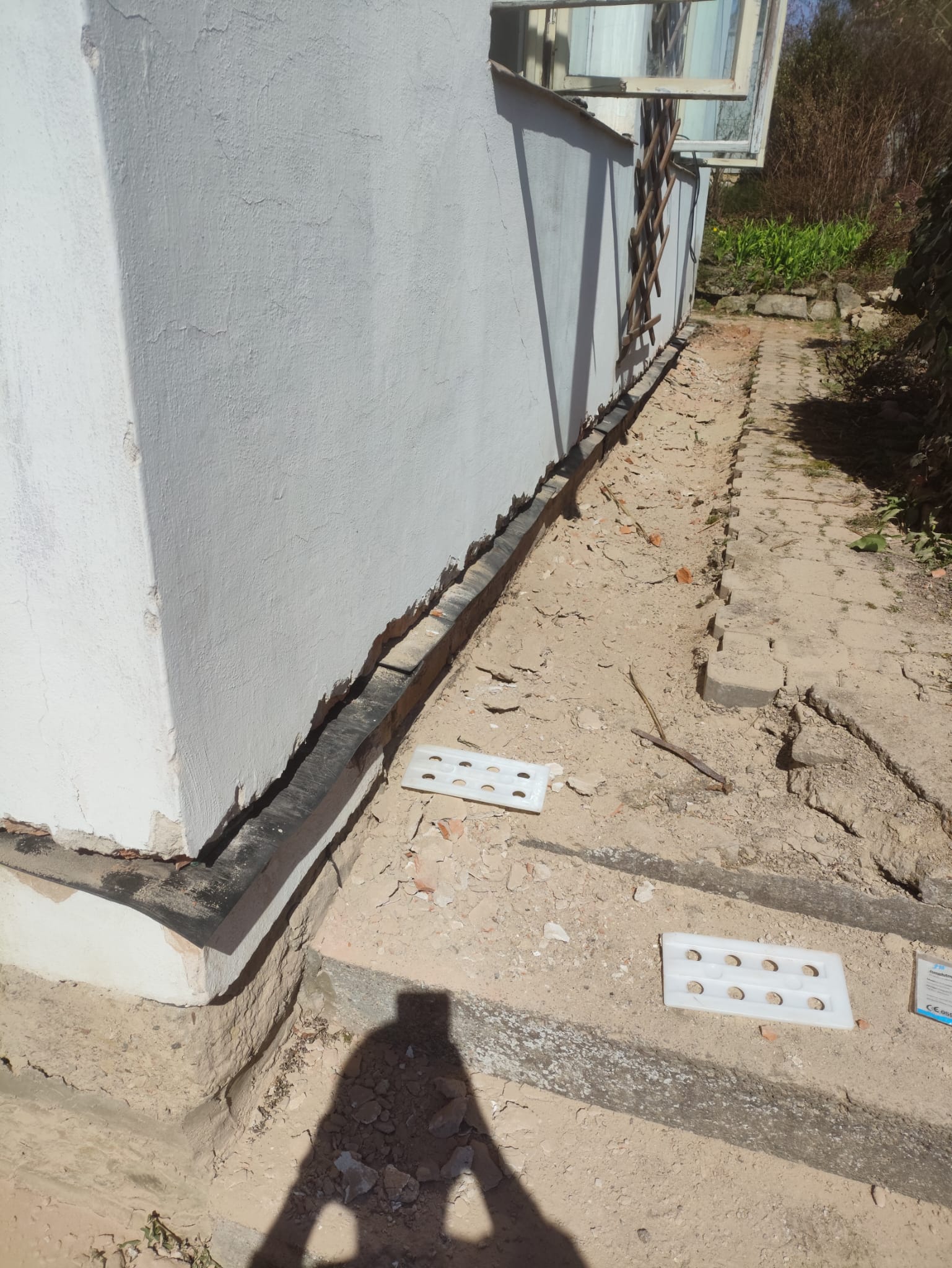 Sanace cihelného zdiva, Sloupnice